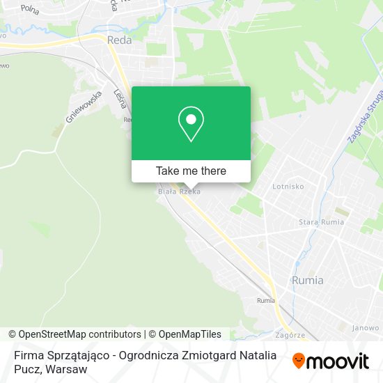 Firma Sprzątająco - Ogrodnicza Zmiotgard Natalia Pucz map