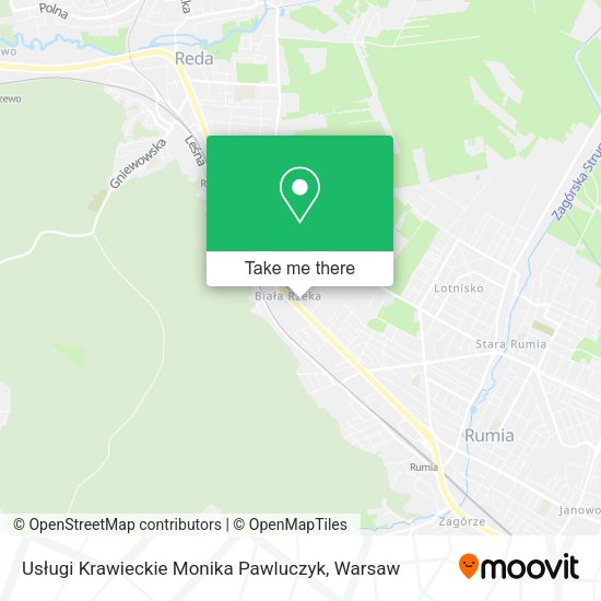 Usługi Krawieckie Monika Pawluczyk map