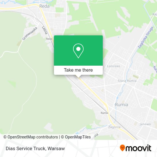 Dias Service Truck map