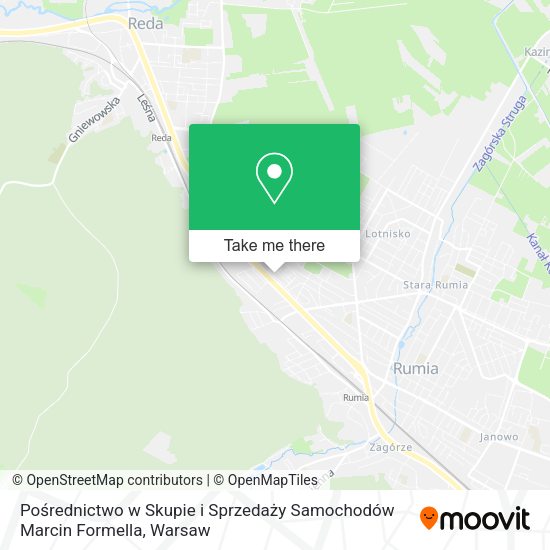 Pośrednictwo w Skupie i Sprzedaży Samochodów Marcin Formella map