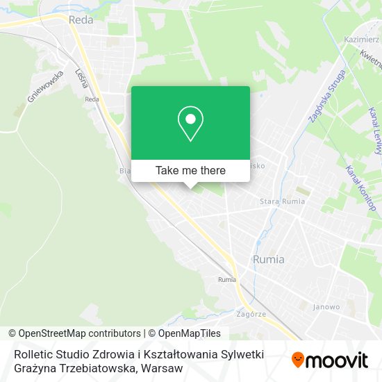 Rolletic Studio Zdrowia i Kształtowania Sylwetki Grażyna Trzebiatowska map