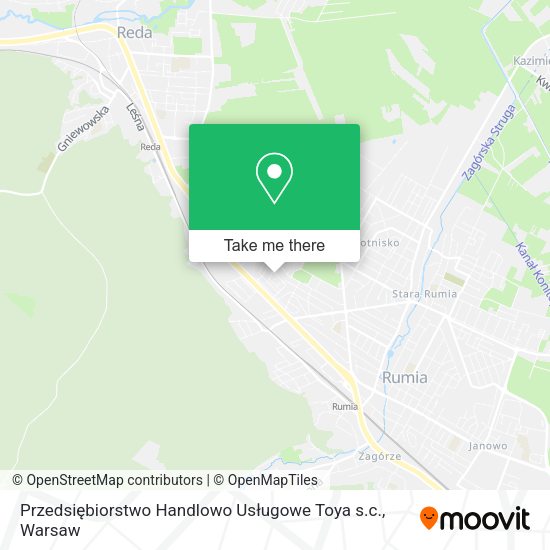 Przedsiębiorstwo Handlowo Usługowe Toya s.c. map