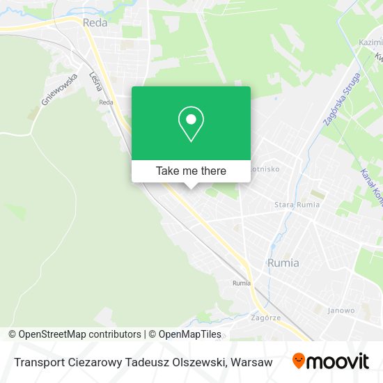 Transport Ciezarowy Tadeusz Olszewski map