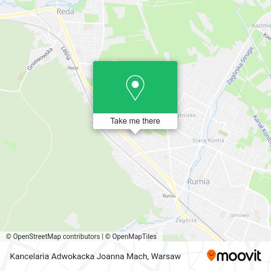 Kancelaria Adwokacka Joanna Mach map