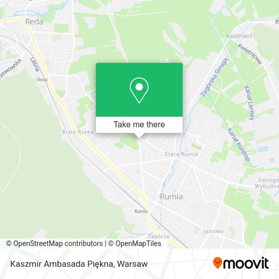 Kaszmir Ambasada Piękna map