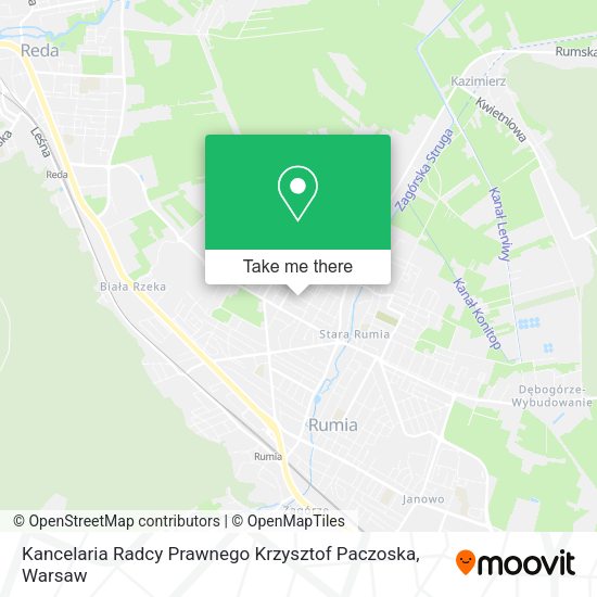 Kancelaria Radcy Prawnego Krzysztof Paczoska map