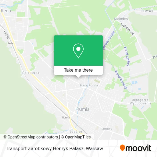 Карта Transport Zarobkowy Henryk Palasz