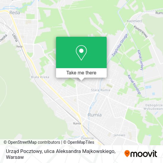 Urząd Pocztowy, ulica Aleksandra Majkowskiego map