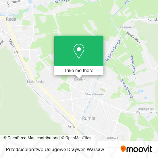 Карта Przedsiebiorstwo Uslugowe Draywer