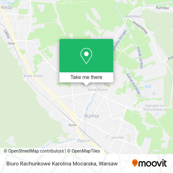 Biuro Rachunkowe Karolina Mocarska map