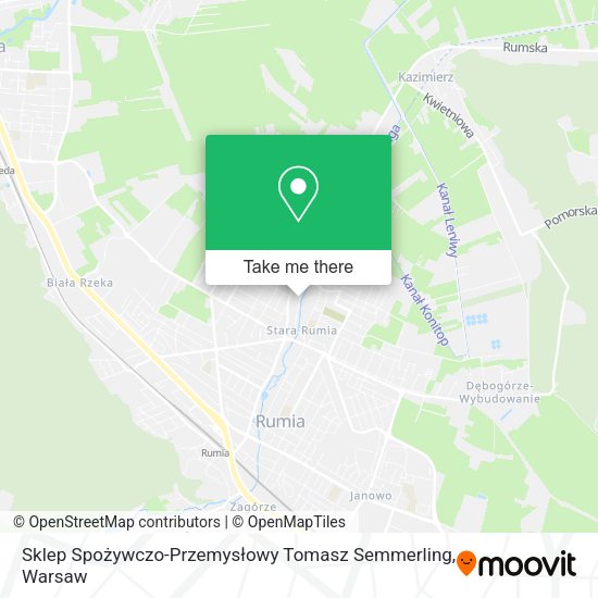 Sklep Spożywczo-Przemysłowy Tomasz Semmerling map