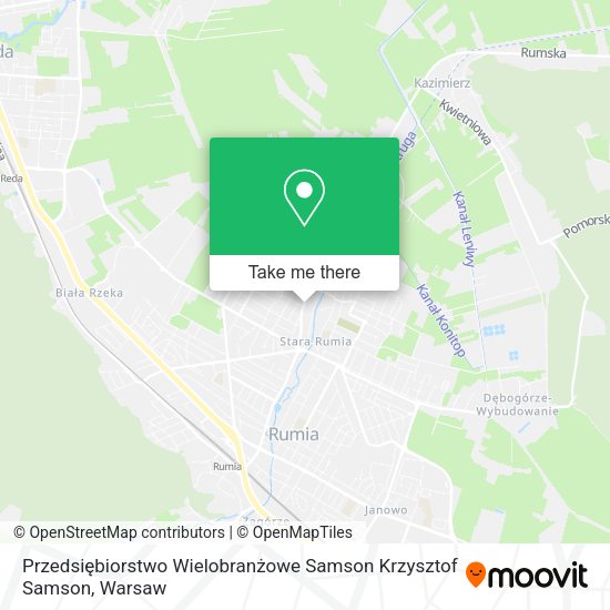 Карта Przedsiębiorstwo Wielobranżowe Samson Krzysztof Samson