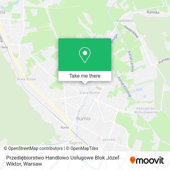 Przediębiorstwo Handlowo Usługowe Blok Józef Wiktor map