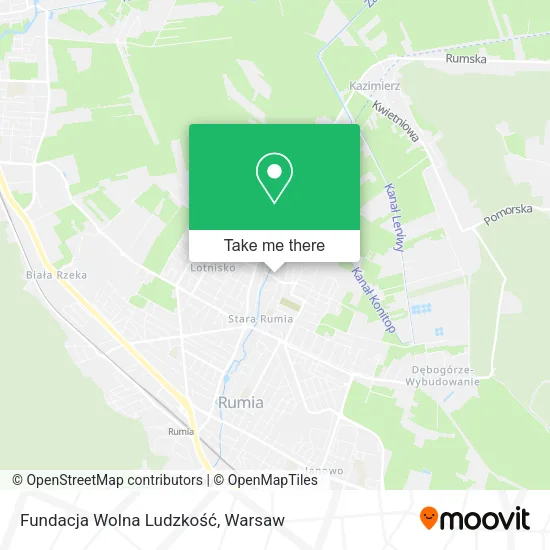 Карта Fundacja Wolna Ludzkość