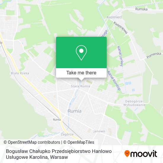 Bogusław Chałupko Przedsiębiorstwo Hanlowo Usługowe Karolina map