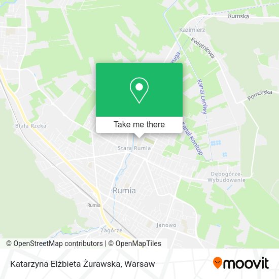 Katarzyna Elżbieta Żurawska map