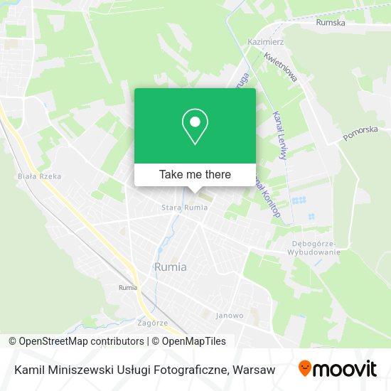 Kamil Miniszewski Usługi Fotograficzne map