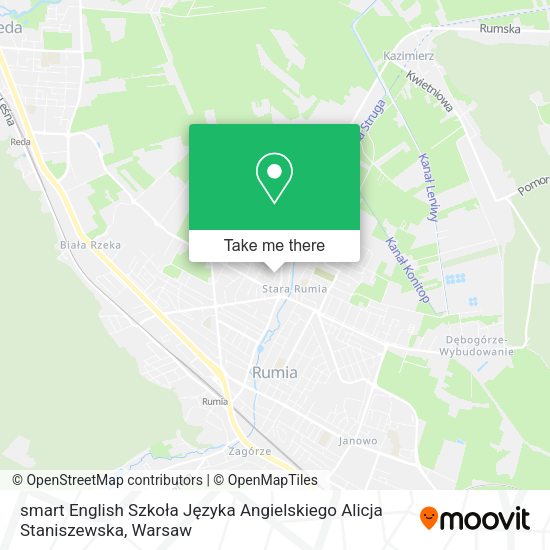 smart English Szkoła Języka Angielskiego Alicja Staniszewska map