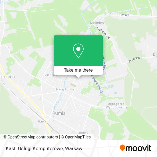 Карта Kast. Usługi Komputerowe