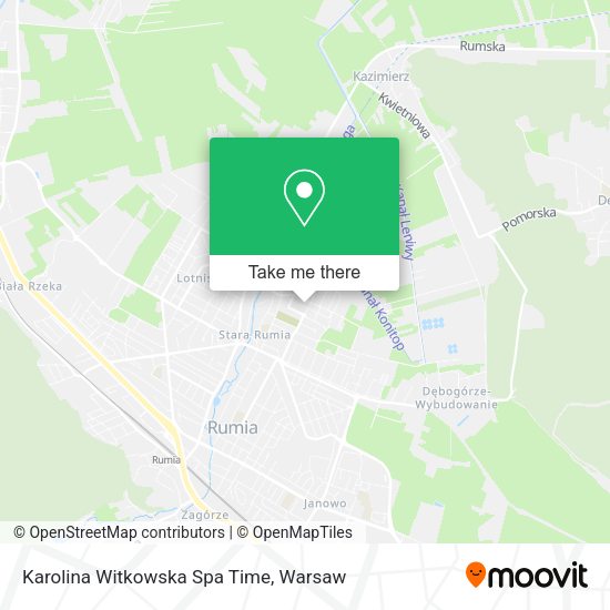 Karolina Witkowska Spa Time map