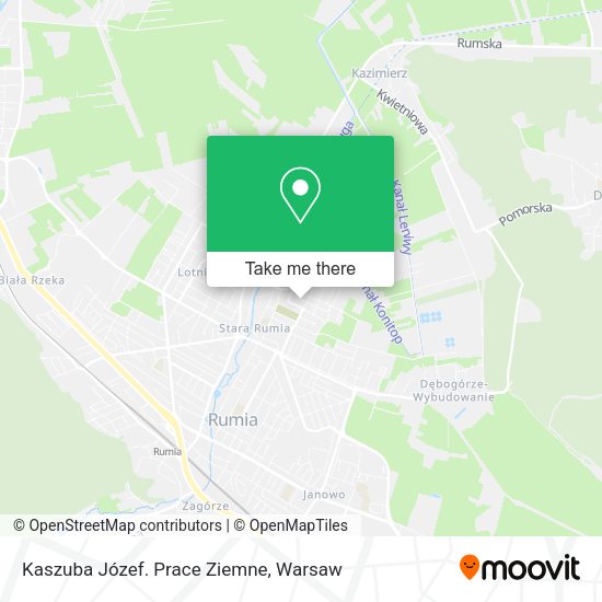 Kaszuba Józef. Prace Ziemne map