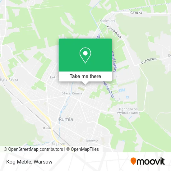 Карта Kog Meble