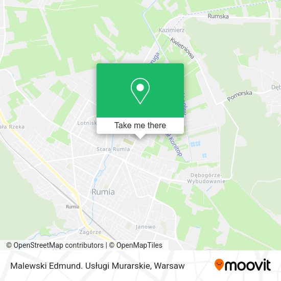 Malewski Edmund. Usługi Murarskie map