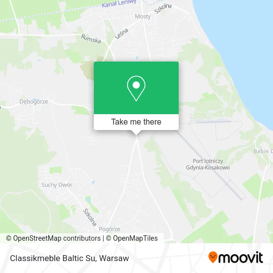 Карта Classikmeble Baltic Su