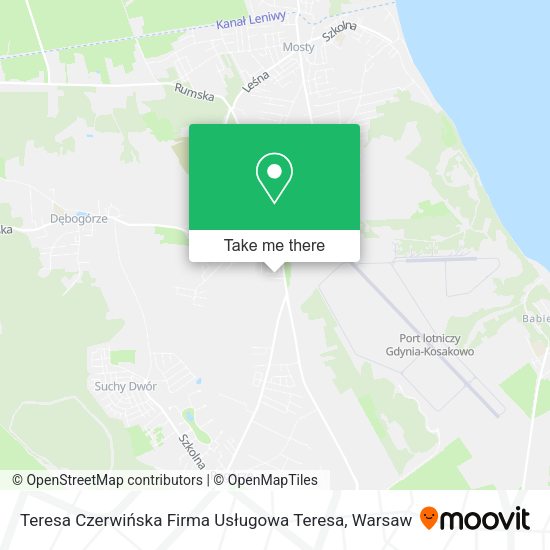 Teresa Czerwińska Firma Usługowa Teresa map