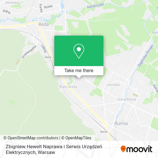 Zbigniew Hewelt Naprawa i Serwis Urządzeń Elektrycznych map