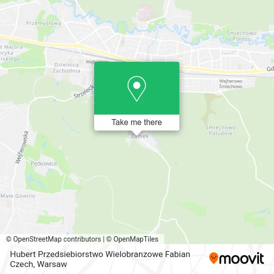 Карта Hubert Przedsiebiorstwo Wielobranzowe Fabian Czech