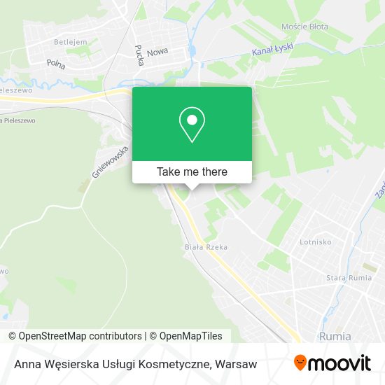 Anna Węsierska Usługi Kosmetyczne map