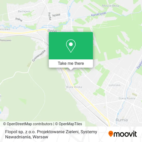 Карта Flopol sp. z o.o. Projektowanie Zieleni, Systemy Nawadniania