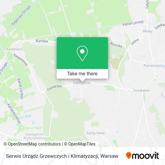 Serwis Urządz.Grzewczych i Klimatyzacji map