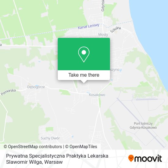 Prywatna Specjalistyczna Praktyka Lekarska Slawomir Wilga map