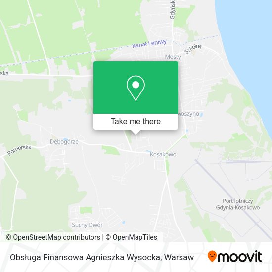 Obsługa Finansowa Agnieszka Wysocka map