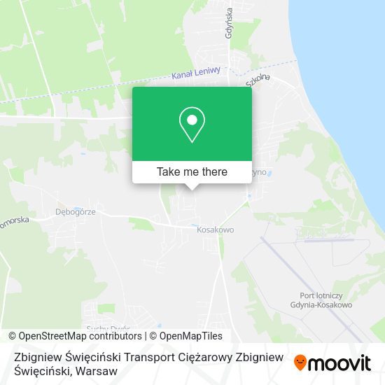 Zbigniew Święciński Transport Ciężarowy Zbigniew Święciński map