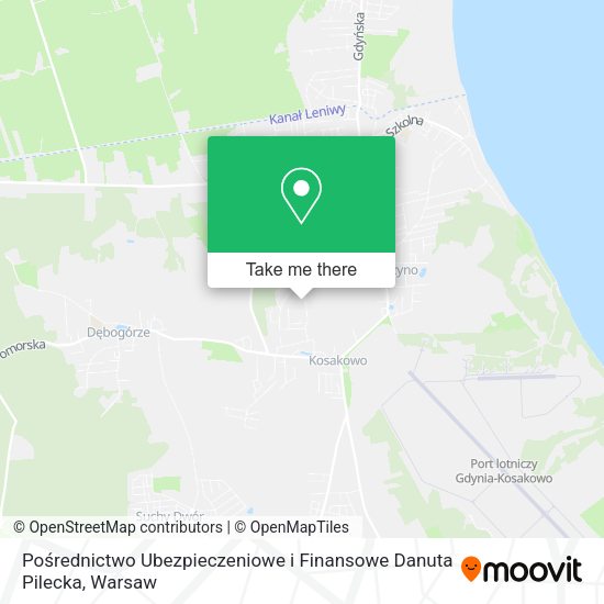 Pośrednictwo Ubezpieczeniowe i Finansowe Danuta Pilecka map