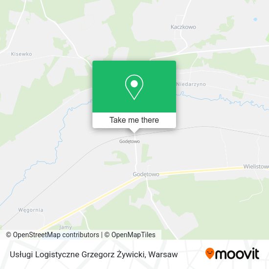 Usługi Logistyczne Grzegorz Żywicki map