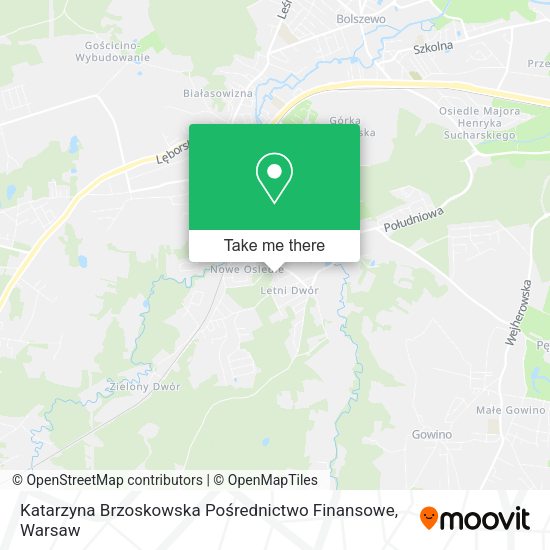 Katarzyna Brzoskowska Pośrednictwo Finansowe map