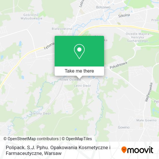 Polipack. S.J. Pphu. Opakowania Kosmetyczne i Farmaceutyczne map