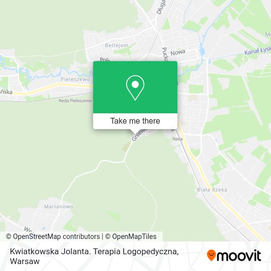 Kwiatkowska Jolanta. Terapia Logopedyczna map