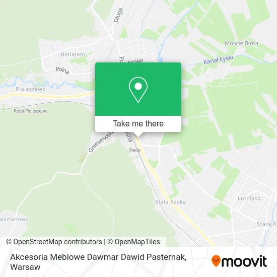 Карта Akcesoria Meblowe Dawmar Dawid Pasternak