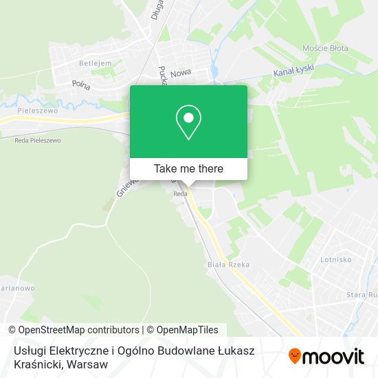 Usługi Elektryczne i Ogólno Budowlane Łukasz Kraśnicki map