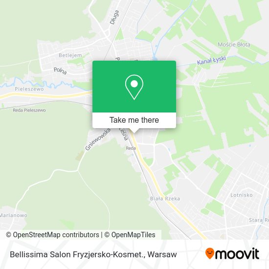 Bellissima Salon Fryzjersko-Kosmet. map