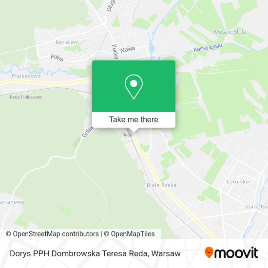 Dorys PPH Dombrowska Teresa Reda map