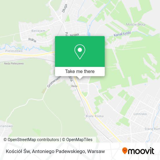 Kościół Św, Antoniego Padewskiego map