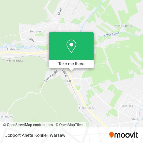 Jobport Aneta Konkel map