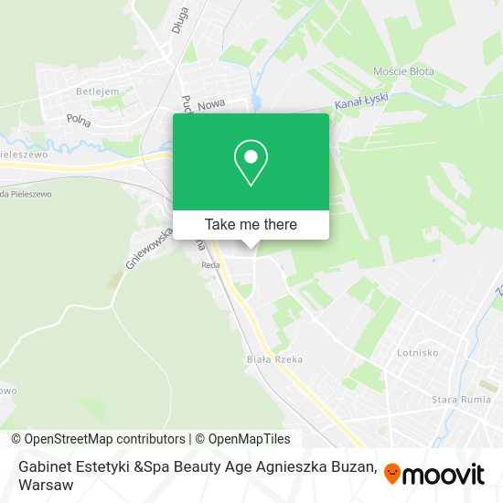 Gabinet Estetyki &Spa Beauty Age Agnieszka Buzan map