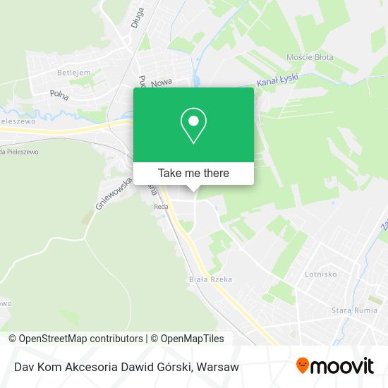 Dav Kom Akcesoria Dawid Górski map